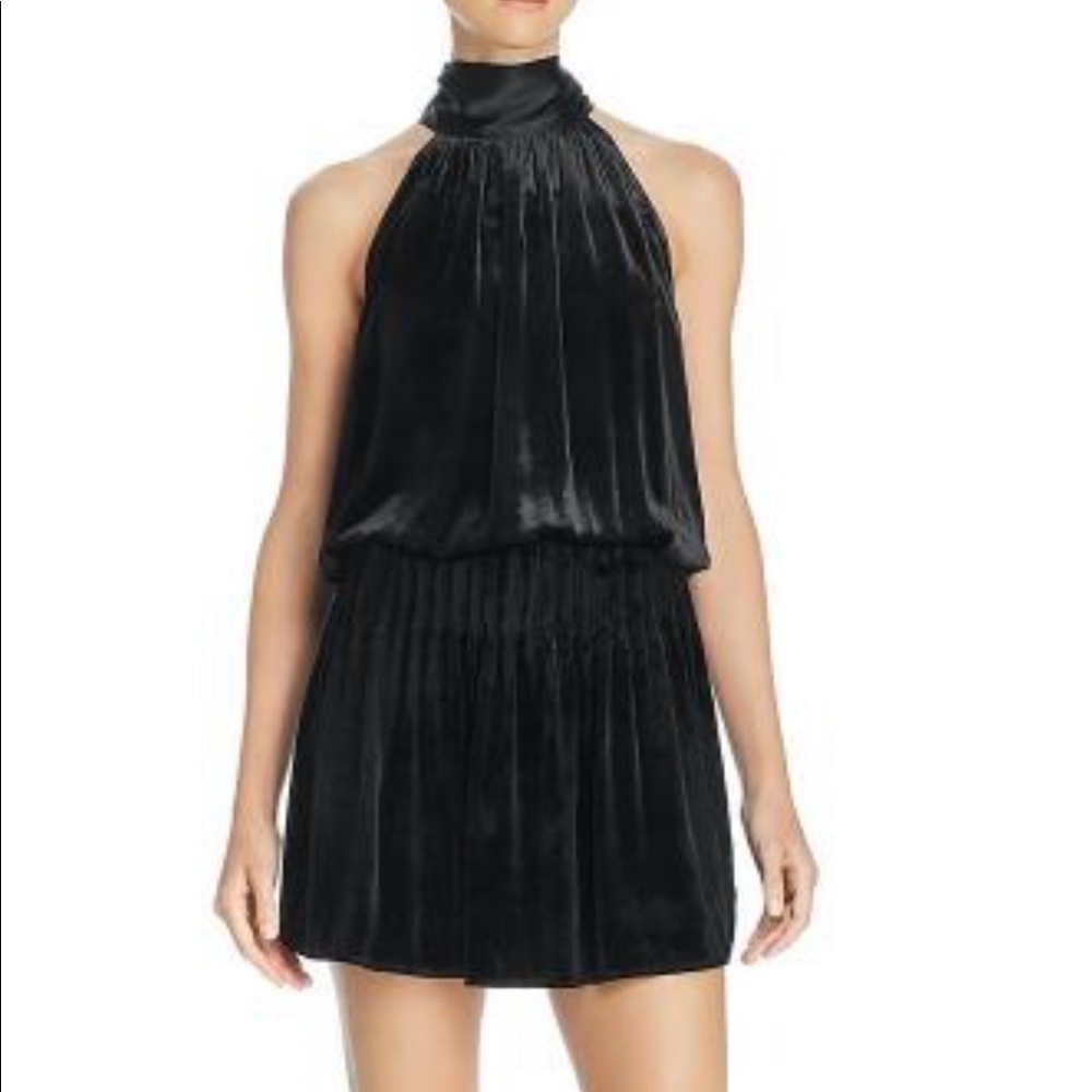 RAMI BROOK-Velvet Lori dress